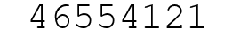 Number 46554121.