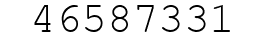 Number 46587331.