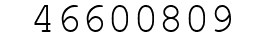Number 46600809.