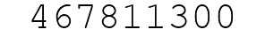 Number 467811300.