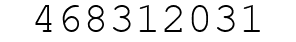 Number 468312031.