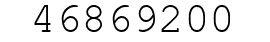 Number 46869200.