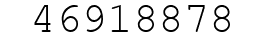 Number 46918878.