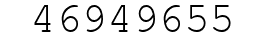 Number 46949655.
