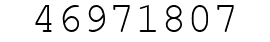 Number 46971807.