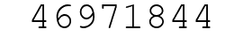 Number 46971844.