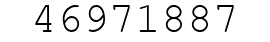 Number 46971887.