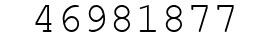 Number 46981877.