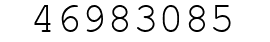Number 46983085.