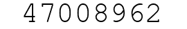 Number 47008962.