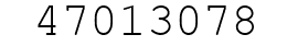 Number 47013078.