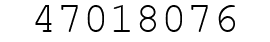 Number 47018076.