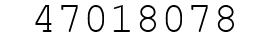 Number 47018078.