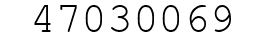 Number 47030069.