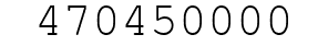 Number 470450000.