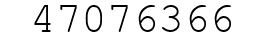 Number 47076366.