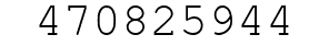 Number 470825944.