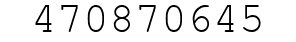 Number 470870645.