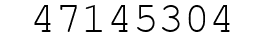 Number 47145304.