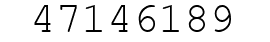 Number 47146189.