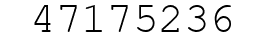 Number 47175236.