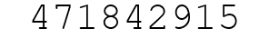 Number 471842915.