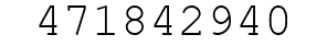 Number 471842940.