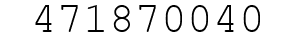 Number 471870040.