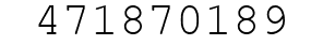 Number 471870189.