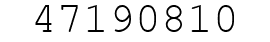 Number 47190810.