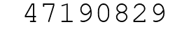Number 47190829.