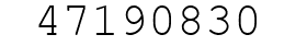 Number 47190830.