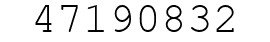 Number 47190832.
