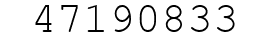 Number 47190833.