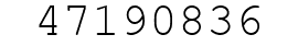 Number 47190836.