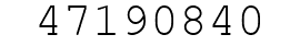 Number 47190840.
