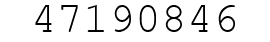 Number 47190846.