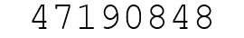 Number 47190848.