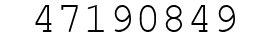 Number 47190849.