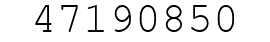 Number 47190850.