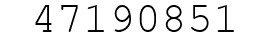 Number 47190851.