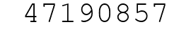 Number 47190857.