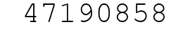 Number 47190858.