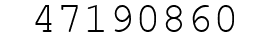 Number 47190860.