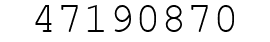 Number 47190870.