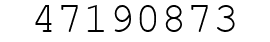 Number 47190873.