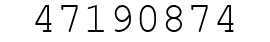 Number 47190874.