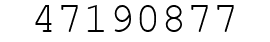 Number 47190877.