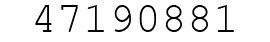 Number 47190881.