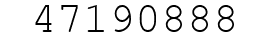 Number 47190888.